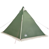 Family Tent Tipi 6-Person Green Waterproof 4009438