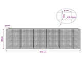 Gabion with 3.5 mm Wire and 5x5 cm Mesh 550x20x200 cm 3462197