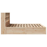 Bed Frame without Mattress 180x200 cm Super King Solid Wood Pine 3323446