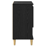 Sideboard Black oak 35 x 60 x 70 cm Engineered wood 881259