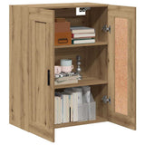 Wall Mounted Cabinet Artisian Oak 69.5x34x90 cm Engineered Wood 857311