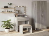 Dressing Table Grey Sonoma 50 x 41 x 135 cm Engineered Wood 865123