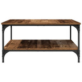 Coffee Table Old wood 80 x 80 x 40 cm Engineered Wood 883497