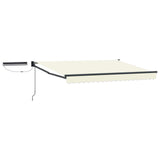 Electric Retractable Awning Cream and Anthracite 2.5 x 2 m 3420026