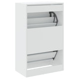 Shoe Cabinet White 60x34x96.5 cm Engineered Wood 839945