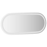 LED Bathroom Mirror Transparent 90 x 40 cm Tempered Glass 42045854