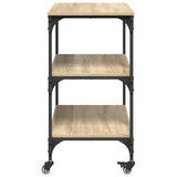 Kitchen Trolley Sonoma Oak 60 x 41 x 76 cm Engineered Wood 883005