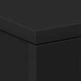 Bedside Cabinets 2 pcs Black 38x35x56 cm Engineered Wood 800453
