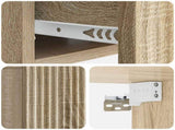Wall-Mounted Bedside Cabinet 2 pcs Sonoma Oak 49 x 34.5 x 20 cm 898450