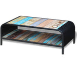 ZNTS Coffee Table Solid Reclaimed Wood 243285