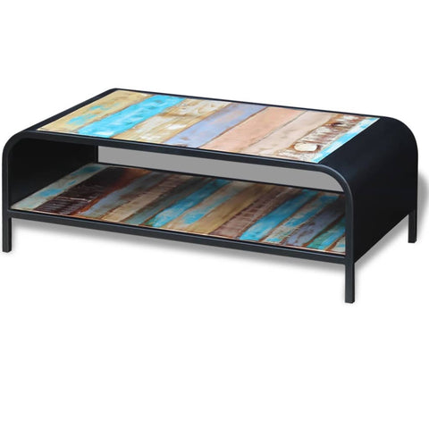 ZNTS Coffee Table Solid Reclaimed Wood 243285