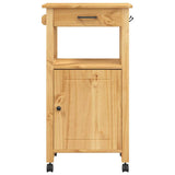 Kitchen Trolley MONZA 48x40x88.5 cm Solid Wood Pine 376088