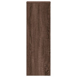 Plant Stands 2 pcs Brown Oak 33x33x100 cm Engineered Wood 3307888