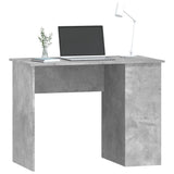 Desk Concrete Grey 100x55x75 Engineered Wood 823028