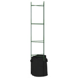 Tomato Cages with Plant Bags 8 pcs 154 cm Steel and PP 3281494