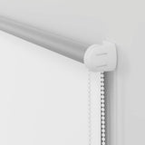 Roller blind blackout 124.4x175 cm Fabric Width 120 cm white 240123