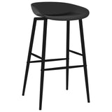 7 Piece Bar Set White and Black 3057451