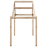 Kids' Bed Roof 213x95.5x144.5 cm Solid Wood Pine 846934