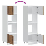 Oven Cabinets 2 pcs Porto Old Wood Engineered Wood 3315059