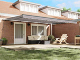 Retractable Awning Light Grey 450 x 350 cm 3331149