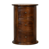 3 Drawer Chestnut Drum IN1823