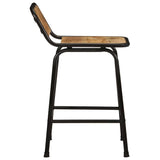 Bar Stools 4 pcs 46x35.5x70 cm Solid Wood Rough Mango 4013535
