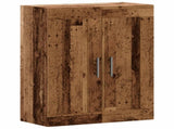Wall Mounted Cabinet Old Wood 69.5x34x90 cm Engineered Wood 857312