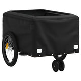 Bike Trailer Black and Orange 30 kg Iron 94096