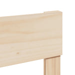 ZNTS Bed Frame without Mattress 90x200 cm Solid Wood Pine 850794