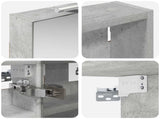 Bathroom Cabinet Set 3 pcs 100 x 10.5 x 50 cm Engineered wood 3403691