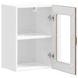 Kitchen Wall Cabinet with Glass Door Lucca Old Wood 853775