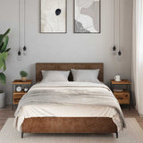 Bedside Cabinets 2 pcs Old Wood 34x36x50 cm Engineered Wood 857263