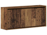 Wall-Mounted Shoe Cabinet ARNHEM 71 x 17 x 43 cm Old Wood 896633