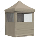 Party Tent Folding Taupe 200 x 200 x 306 cm Oxford Fabric 42023535
