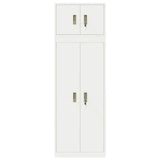 Storage Cabinet 2 pcs 60 x 40 x 180 cm Steel Lockable 3438704