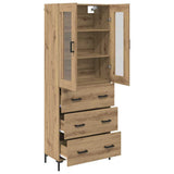 Highboard 2 pcs Artisan Oak 69.5 x 34 x 180 cm Engineered Wood 3415925