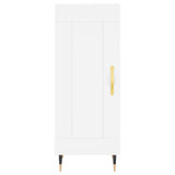 Highboard White 34.5x34x180 cm Engineered Wood 3200433