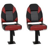 4 Piece Foldable Boat Seat Set High Backrest 3284341