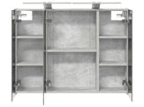 Bathroom Mirror Cabinet Concrete Grey 70 x 14.5 x 70 cm 889098