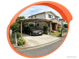 Outdoor Convex Traffic Mirror Orange 75 cm Polycarbonate 42045534