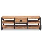 Three Piece Living Room Furniture Set Solid Acacia Wood 274708
