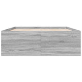 Bed Frame without Mattress Grey Sonoma 140x200 cm 3280928