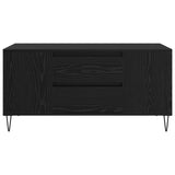 Coffee Table Black Oak 102 x 44.5 x 50 cm Engineered Wood 882689