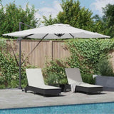 Roma Parasol Beige 286 x 284 x 270 cm Aluminium and Polyester 42003351