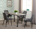 ZNTS Quebec Wave Edge Dining Table 400-403-057