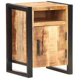 ZNTS Bedside Cabinet 40x35x55 cm Solid Mango Wood 321567