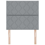Headboard with Headboard Light Grey 100 cm Faux Leather 3337899