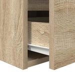 ZNTS Wall-mounted Bedside Cabinets 2 pcs Sonoma Oak 38x34x40 cm 861252