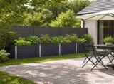 Raised Garden Bed Anthracite 320 x 40 x 55 cm cold-rolled steel 8006268
