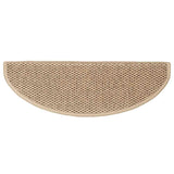 Stair Mats Self-adhesive Sisal-Look 15 pcs 65x21x4 cm Sand 326879